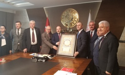 STK Başkanları Sanayi ve Teknoloji Bakanı Sn. Mustafa VARANK'ı ziyaret etti